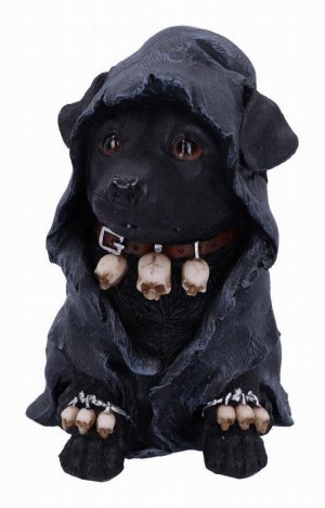 Photo #1 of product U4932R0 - Reapers Canine Cloaked Grim Reaper Dog Figurine