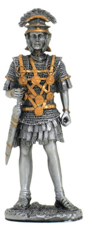 Photo of Roman with Sword Pewter Figurine