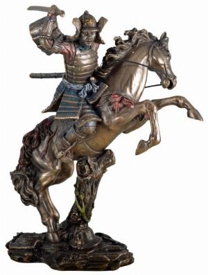 Photo of Samurai Warrior On Horseback Figurine
