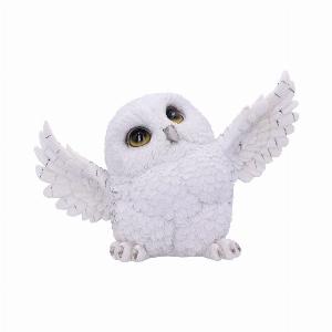 Photo #1 of product U5737U1 - Snowy Delight Owl Figurine 20.5cm