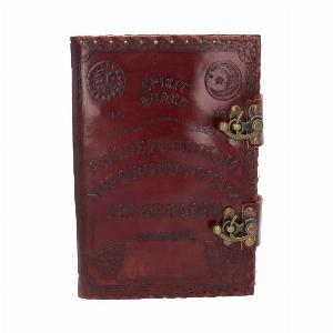 Photo #1 of product B1812E5 - Spirit Board Clasping Embossed Leather Journal