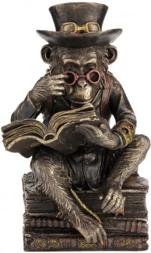 Photo of Steampunk Chimpanzee Darwin Figurine 19.5cm