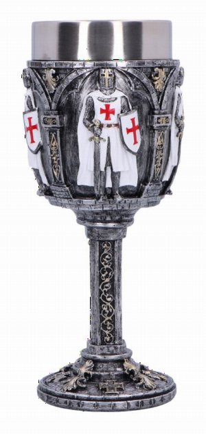 Photo #1 of product U6876C24 - Valiant Medieval Knight Architectural Goblet