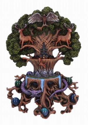 Photo #1 of product B6787B24 - Yggdrasil Wall Plaque by Anne Stokes