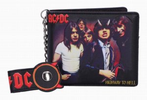 Photo #1 of product B6608B24 - ACDC Highway to Hell Artwork Wallet