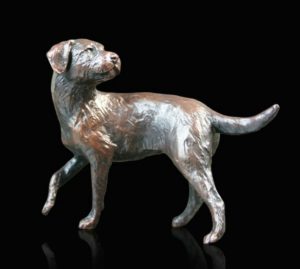 Photo of Border Terrier Bronze Figurine (Limited Edition) Michael Simpson