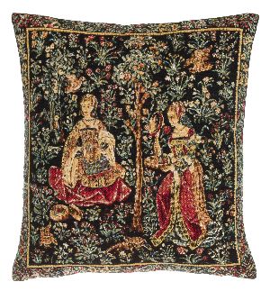 Phot of Broderie Medieval Tapestry Cushion