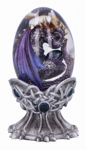 Photo #1 of product B6908C24 - Elemental Dragonlings - Air Dragon in Clear Egg