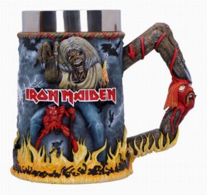 Photo #1 of product B6831C24 - Iron Maiden The Number of the Beast Album Tankard