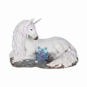 Photo #1 of product B2832H7 - Jewelled Tranquillity Figurine White Unicorn and Crystal Ornament