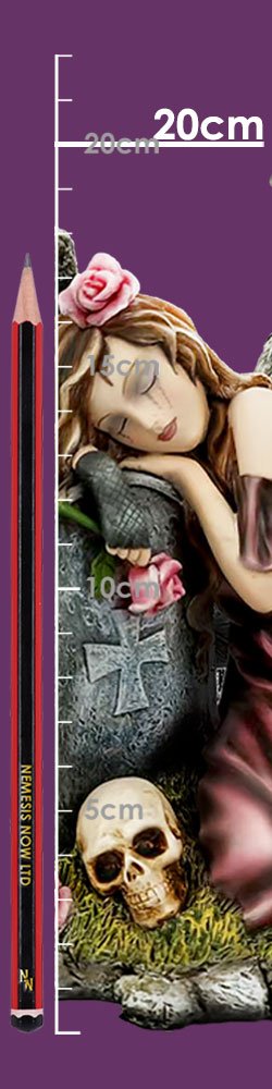 Photo #2 of product D7169B25 - Lost Love  Mourning Angel Figurine of Gothic Remembrance