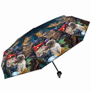 Photo #1 of product B5866U1 - Lisa Parker Magical Cats Umbrella