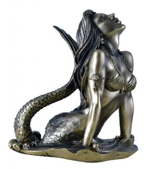 Photo of Mermaid Bronze Figurine Monte M Moore