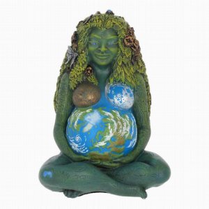 thumbnail image 2 of Nemesis Now Gaia Mother Earth Statue – 30cm Bronze Resin Figurine – Pregnancy Gift UK 2 of 4