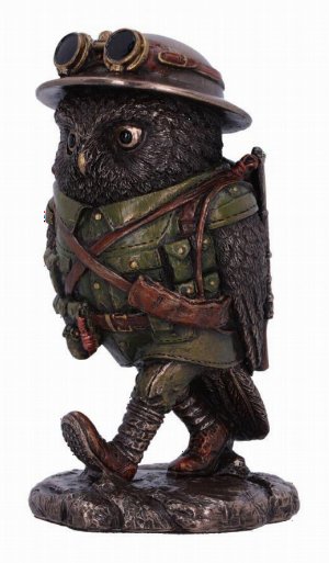 Photo #2 of product D5449T1 - Oscar Whisky Lima WW1 World War One Military Owl Figurine