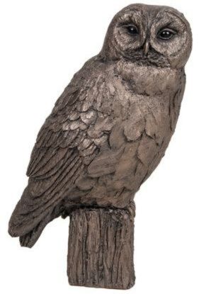 Photo of Tawny Owl Bronze Sculpture (Harriet Dunn) 20 cm