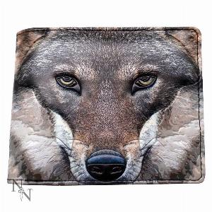 Photo #1 of product C1957F6 - Portrait of a Wolf Embossed Wallet