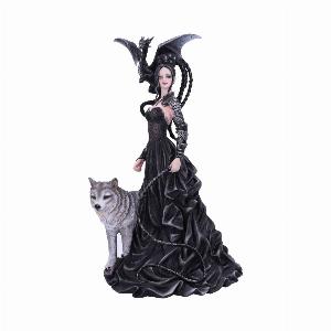 Photo #1 of product D4992R0 - Nene Thomas Bellamaestra Dragonling and Wolf Companion Figurines