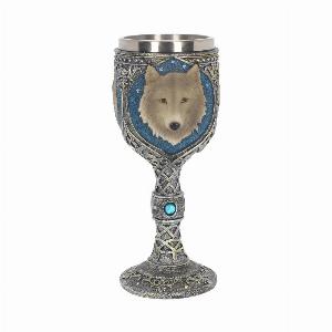 Photo #1 of product U2500G6 - Lone Wolf Grey Animal Goblet 19.5cm