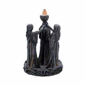 Photo #1 of product B1879F6 - Mother Maiden & Crone Backflow Incense Burner 18cm