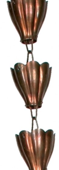 Photo of Rain Chain Tulip Down Pipe Ornament