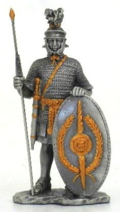 Photo of Roman with Shield Pewter Figurine