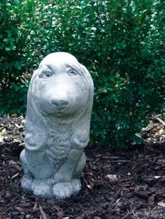 Photo of Small Basset Dog Stone Ornament