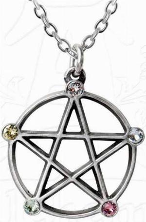 Photo of Wiccan Elemental Pentacle Pendant