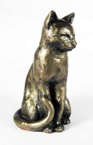 Photo of Willard the Cat Bronze Ornament