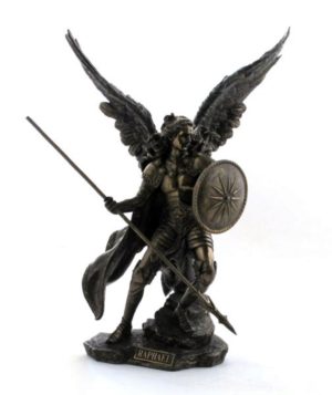 Photo of Archangel Raphael Bronze Figurine