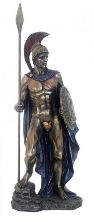 Photo of Ares Greek God of War Bronze Statue