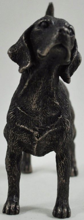 Photo of Beagle Bronze Dog Sculpture