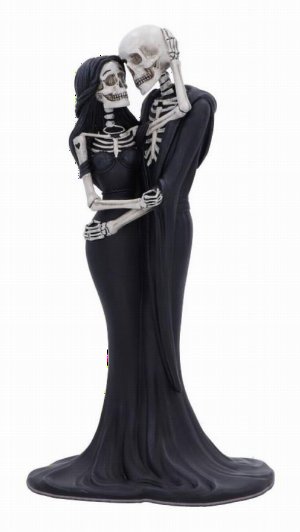 Photo #1 of product B6463X3 - Eternal Embrace Gothic Skeletons Figurine 24cm