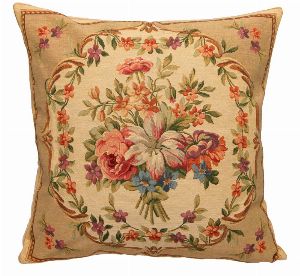Phot of Flowers Tapestry Cushion Ii