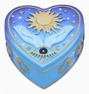 Photo #1 of product U6429X3 - Fortunes of the Sun Palmistry Box 15.5cm