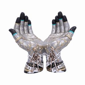 Photo #1 of product B6021W2 - Hands of the Future Palmistry Crystal Ball Holder 20cm