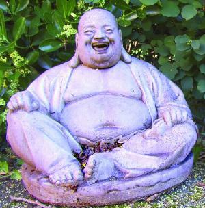 Photo of Laughing Buddha Stone Sculpture