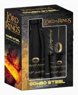 Photo #1 of product C6383X3 - Lord of the Rings Bottle, Tray and Cup Gift Set