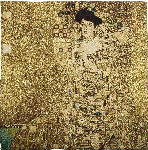 Phot of Portrate Of Adele Bloch Bauer I By Gustav Klimt Wall Tapestry