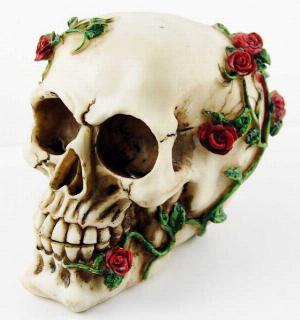 Photo of Skull and Roses Ornament