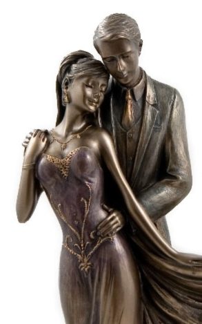 Photo of Together Forever Bronze Figurine with Frame 31 cm