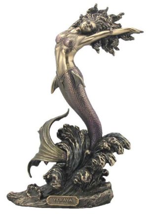 Photo of Yemaya Goddess of Water Bronze Figurine 27cm