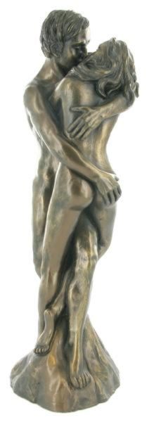 Photo of As One Nude Lovers Bronze Figurine (Love is Blue)
