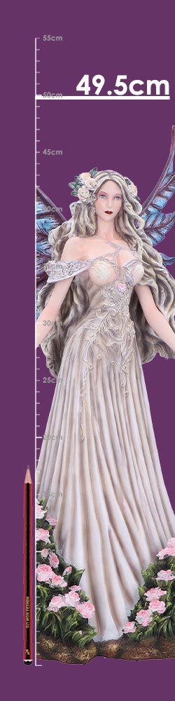 Photo #2 of product D7119B25 - Carnelia Resin Fairy Figurine