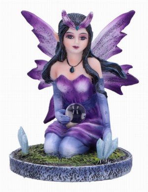 Photo #1 of product D6782B24 - Violet Purple Crystal Fairy Figurine