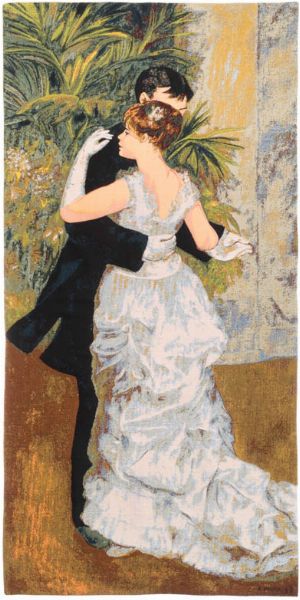 Phot of Dance In The City By Pierre-Auguste Renoir Wall Tapestry
