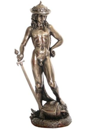 Photo of David Bronze Figurine Donatello