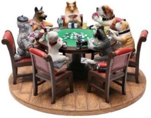 Photo of Dogs Playing Poker Figurine Fantastic Detail