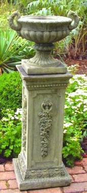 Photo of Floral Stone Plinth