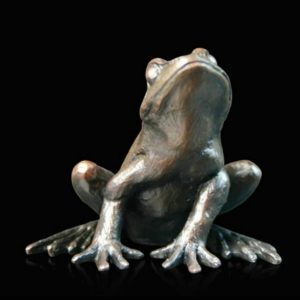 Photo of Frog Alert Bronze Figurine (Limited Edition) Keith Sherwin